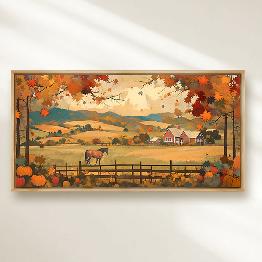 Autumn Farm Horse