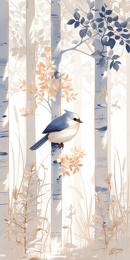 Bluebird in the Trees