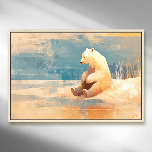 Polar Bear on the Shore